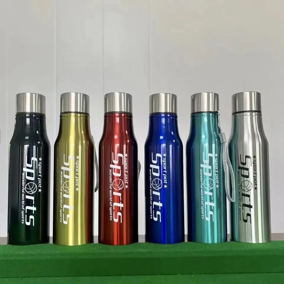 Stainless Steel Fridge Water Bottle for office/Gym/School/Sports 100% Leakproof, Portable, 1L Capacity, BPA Free 750 ml