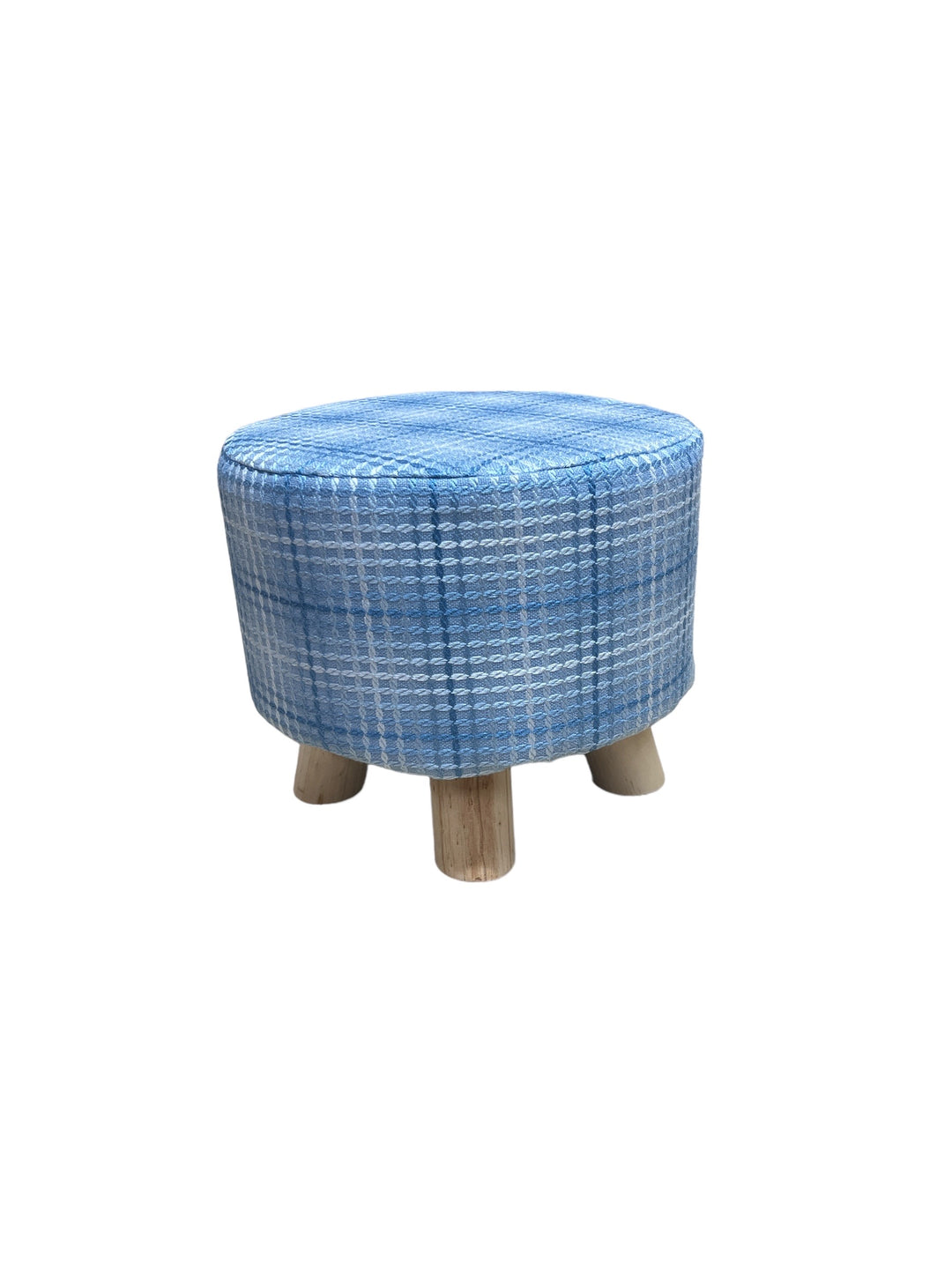 Sitting Stool for Living Room Puffy Stool Chairs for Living Room Foot Stool with Cushion for Living Room Printed 11 x 11 X10 Inches