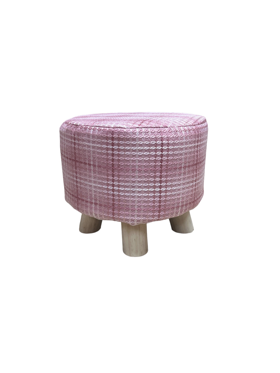 Sitting Stool for Living Room Puffy Stool Chairs for Living Room Foot Stool with Cushion for Living Room Printed 11 x 11 X10 Inches